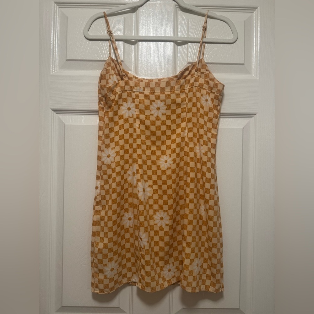 Urban Outfitters Lumi Daisy Check Print Dress - Picture 7 of 11